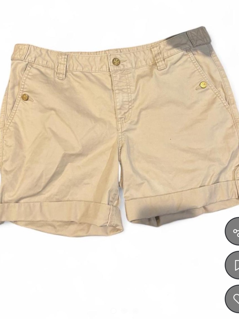 Tory Burch Khaki Beige shorts